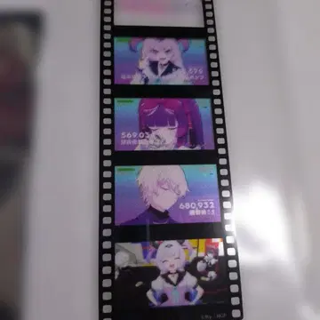 NEEDY GIRL OVERDOSE 특전 필름 프레임풍 클리어 책갈피