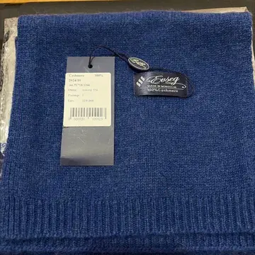 EVSEG 캐시미어 100% 머플러 새상품 미사용 택 포함