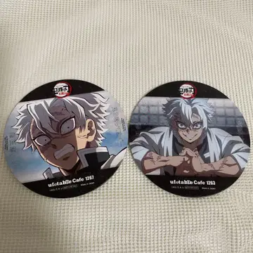 귀멸의 칼날 ufotable 카페 코스터 시나즈가와 사네미