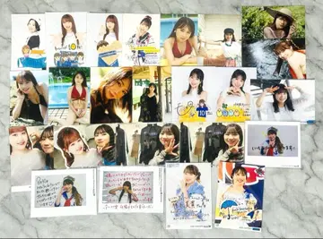 모닝구무스메. 이시다 아유미 L판 브로마이드 24장 세트