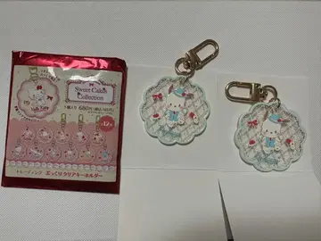 산리오 스위트 케이크 컬렉션 통통 클리어 키링 포차코