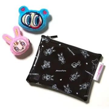 새상품 베리에짱 나카무라군 앞머리 클립 파우치 엔젤 블루 메조 피아노