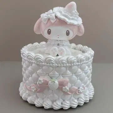 마이멜로디 화이트 딸기 티타임 소품함