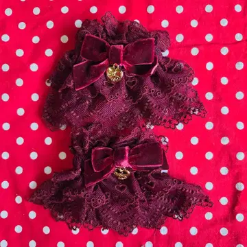 Angelic Pretty 하트 참 벨 리본 소매 장식