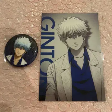 은혼 사카타 긴토키 주얼리 가공 캔뱃지 엽서 애니플렉스