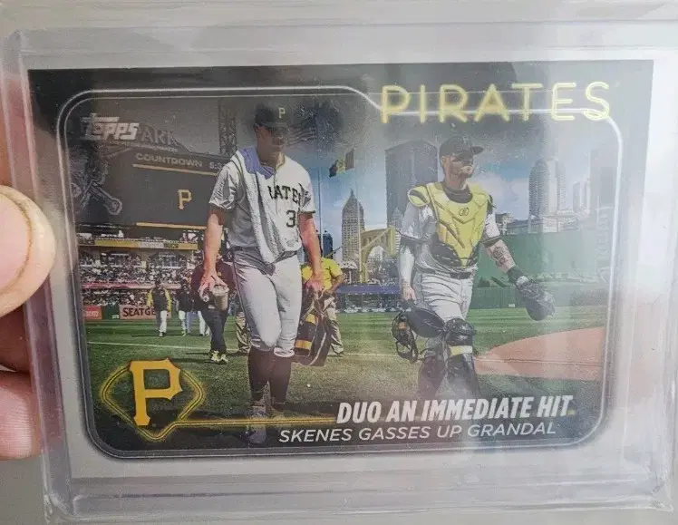 Pirates 폴 스킨스 루키/그랜달 야구 카드