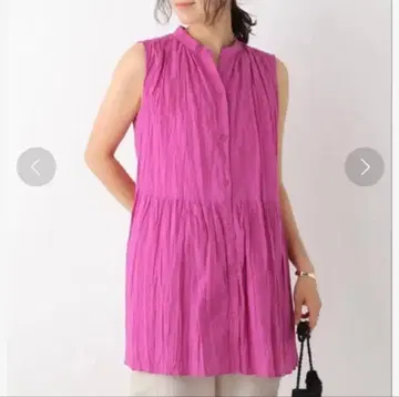 택 포함 [ LEPSIM ] 크링클 블라우스 핑크