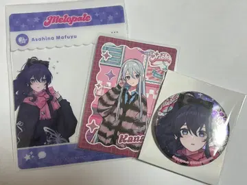 프로세카 멜로디 파라다이스 카드 캔뱃지 요이사키 카나데 아사히나 마후유