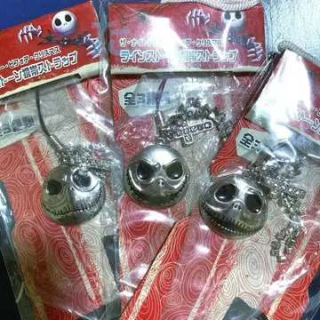 더 나이트메어 비포 크리스마스 큐빅 핸드폰 스트랩 3종 세트