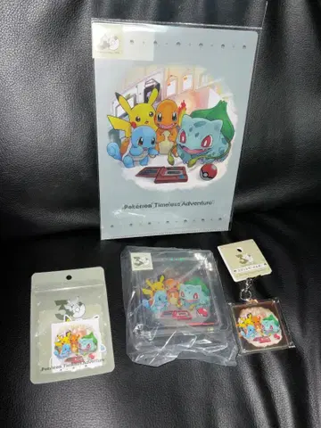 포켓몬 아크릴 블록 아크릴 키링 씰 클리어 파일 세트