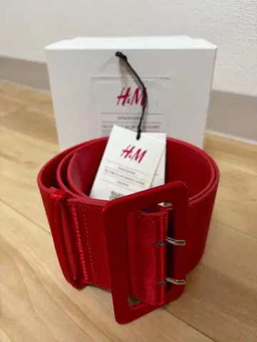 H&M 콜라보 이노베이션 서큘러 디자인 태 벨트