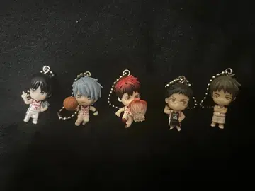 쿠로코의 농구 미니 피규어 키링 5개 흑자 카가미 히나타 키요시 이즈키