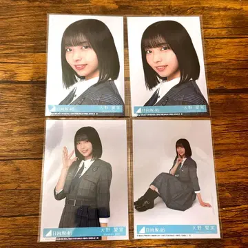 히나타자카46 오노 마나미 브로마이드 부탁 바흐! 4장 세미 컴프 봉입