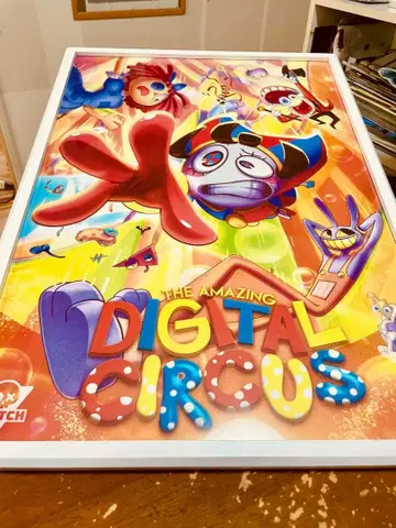 미사용 새상품급 공식 정품 어메이징 디지털 서커스 포스터