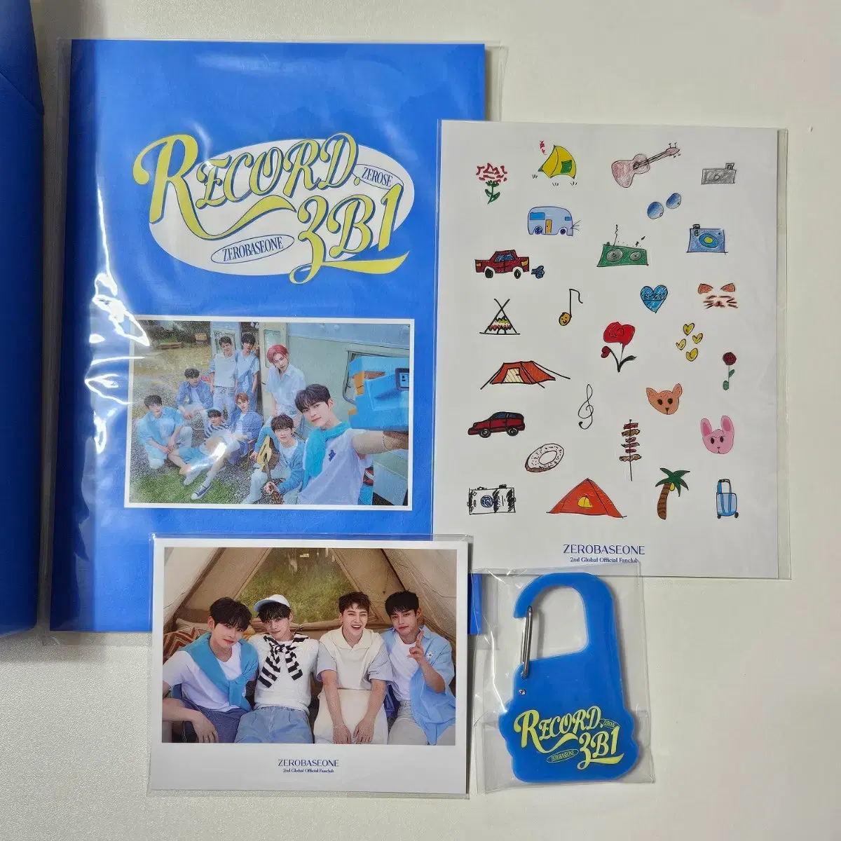 Zerobaseone zb1 3rd fanclub kit full box wts on Bunjang Global Site.