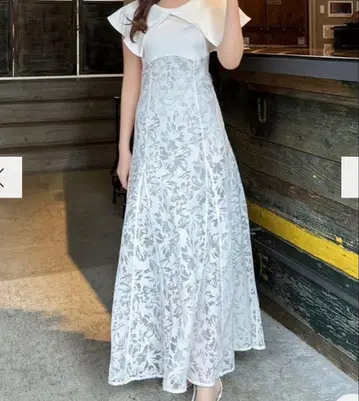 오팔 플라워 코르셋 원피스 dazzlin