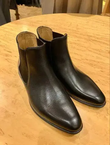 새상품급 Baudoin&Lange 보드인 앤 랑지 사이드 고어 부츠 39