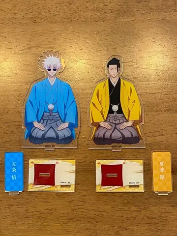 주술회전 KITTE 아크릴 스탠드 고죠 사토루 게토 스구루