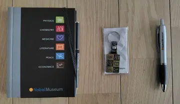 노벨 박물관 수첩 키링 볼펜 스톡홀름 스웨덴