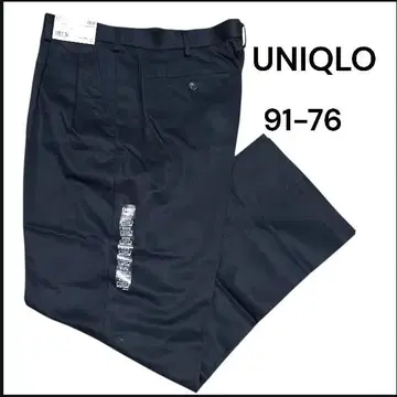 [새상품] 유니클로 이지케어 투 턱 치노 W91 L71 데드스탁
