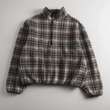 울리치 USA제 플리스 풀오버 체크 무늬 새상품급