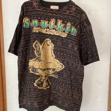 스너프킨 T셔츠 코튼 소재 1990