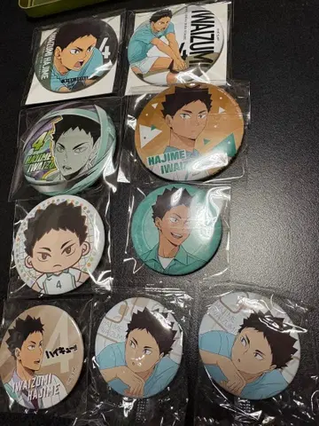 하이큐!! 캔뱃지 이와이즈미 세트