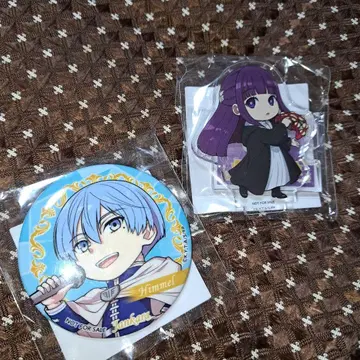 최종 가격 인하! 장송의 프리렌 배지 및 아크릴 스탠드 2개 세트