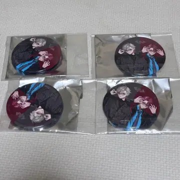 니지산지 Zoff 콜라보 캡슐 토이 캔뱃지 쿠츠하 로렌 페어