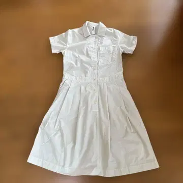 MHL. 화이트 셔츠 원피스 반팔