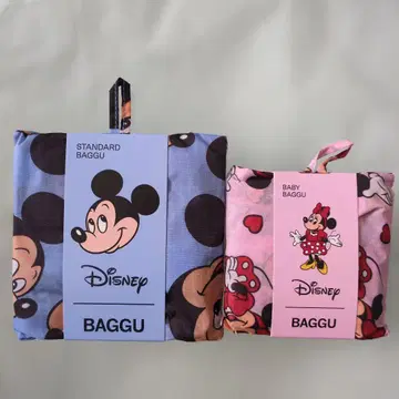 [ 새상품 ] Disney Baggu 에코백 대소 2세트