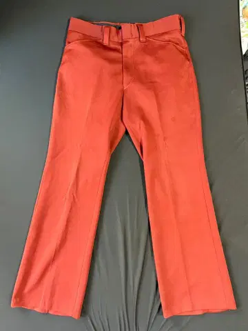 80sWrangler 빨간색 플레어 팬츠