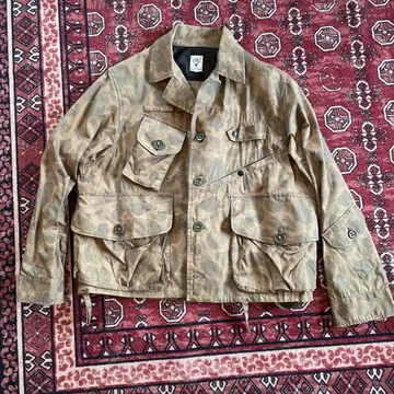 South2 West8 카모플라쥬 밀리터리 텐카라 자켓 M 사이즈