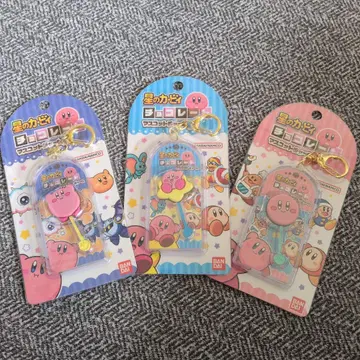 커비 아크릴 키링 3개 세트