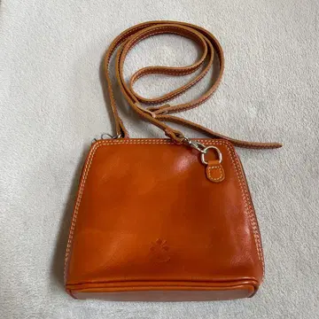 [ 이탈리아제 ] 천연 가죽 숄더백 카멜