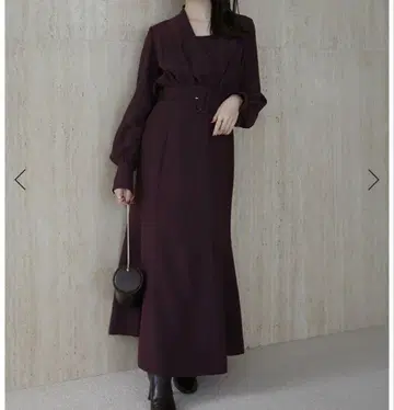 anuans 노카라 내로우 원피스 S