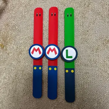 마리오 루이지 파워업 밴드 3개 세트