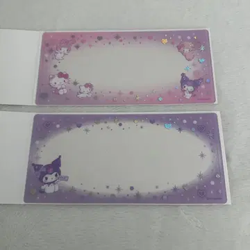 산리오 시크릿 경질 티켓 케이스 쿠로미 키티 마이멜로디 피아노