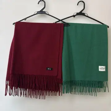 캐시미어 블렌드 머플러 2색 세트