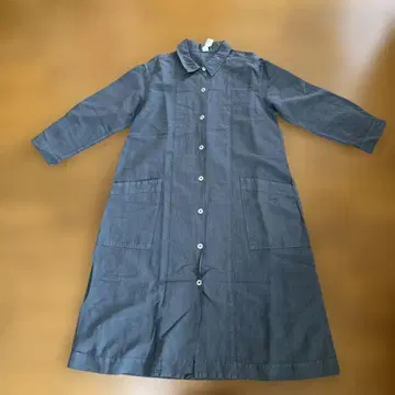 MHL 그레이 긴팔 셔츠 원피스