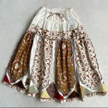 PINK HOUSE 베리즈 부케 패치워크 스커트