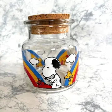 SNOOPY 스누피 캔디 포트 쇼와 레트로 팬시 굿즈