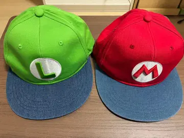 USJ 마리오 루이지 데님 캡 스냅백