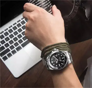 다이버즈 손목시계 남성용 블랙 42mm 고급스러움 스테인리스