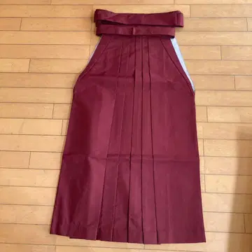 와인 레드 하카마 L 사이즈