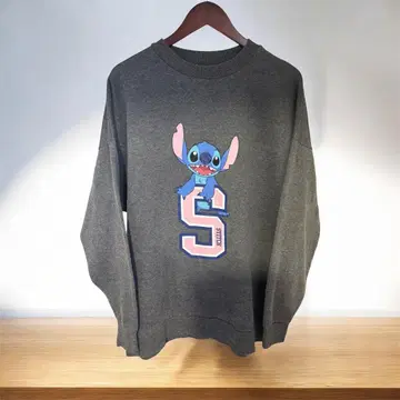 공식 레어 디즈니 리로앤스티치 속기모 맨투맨 트레이닝복 M