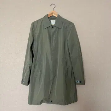 올리브 그린 스텐카라 코트 S