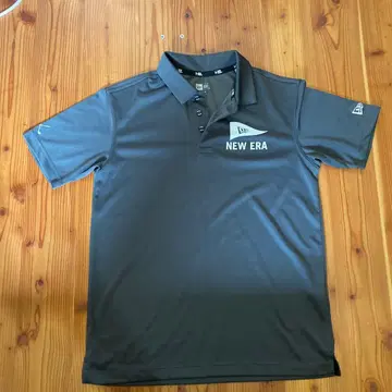 NEW ERA 그레이 피케 셔츠 MEDIUM