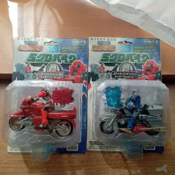 [ 중고품 ] 미크로맨 레드 파워즈 미크로 바이크 세트