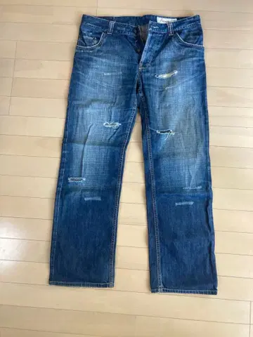 ABAHOUSE ID 데미지 데님 팬츠 34